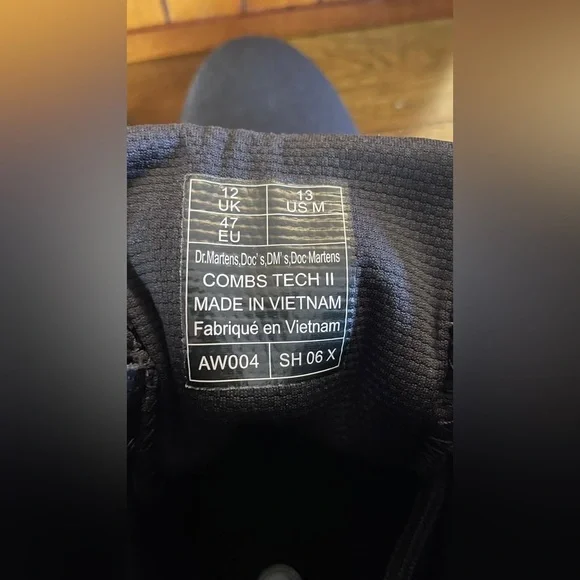 SOLD-NEW DR MARTENS COMBS TECH II SIZE 13M - Picture 9 of 14